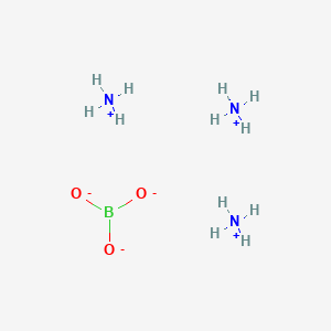 molecular formula B4H18N2O12 B599423 diammonium tetraborate CAS No. 12007-58-8