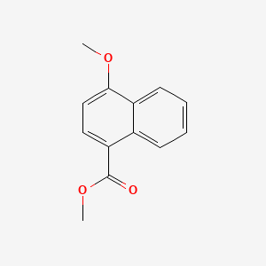 molecular formula C13H12O3 B599431 4-甲氧基-1-萘甲酸甲酯 CAS No. 13041-64-0