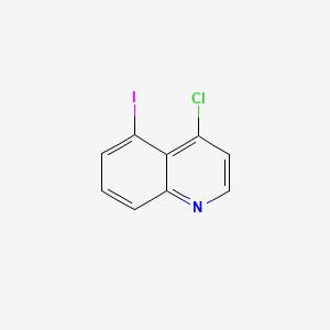 molecular formula C9H5ClIN B599432 4-氯-5-碘喹啉 CAS No. 143946-46-7