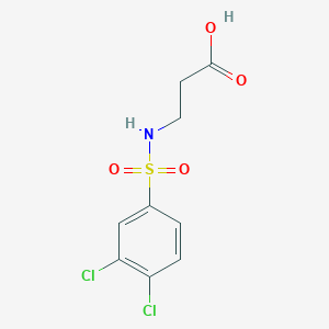 N-[(3,4-dichlorophenyl)sulfonyl]-beta-alanine