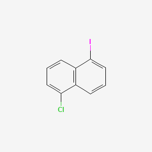 molecular formula C10H6ClI B599445 1-氯-5-碘萘 CAS No. 159334-77-7
