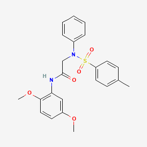 N~1~-(2,5-dimethoxyphenyl)-N~2~-[(4-methylphenyl)sulfonyl]-N~2~-phenylglycinamide