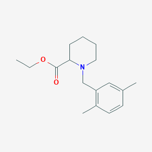 ethyl 1-(2,5-dimethylbenzyl)-2-piperidinecarboxylate