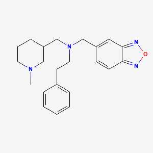 N-(2,1,3-benzoxadiazol-5-ylmethyl)-N-[(1-methylpiperidin-3-yl)methyl]-2-phenylethanamine