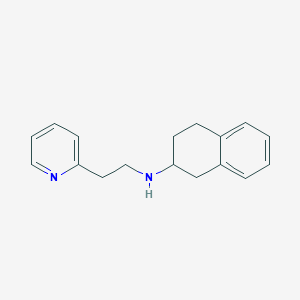 N-[2-(2-pyridinyl)ethyl]-1,2,3,4-tetrahydro-2-naphthalenamine