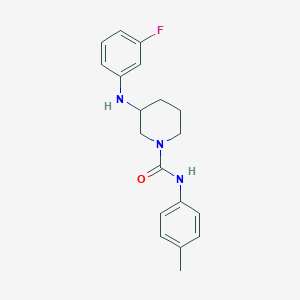 3-[(3-fluorophenyl)amino]-N-(4-methylphenyl)-1-piperidinecarboxamide