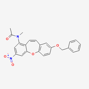 N-[8-(benzyloxy)-3-nitrodibenzo[b,f]oxepin-1-yl]-N-methylacetamide