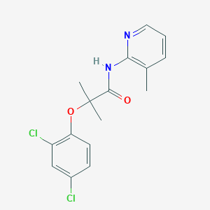 2-(2,4-dichlorophenoxy)-2-methyl-N-(3-methyl-2-pyridinyl)propanamide