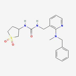 N-({2-[benzyl(methyl)amino]-3-pyridinyl}methyl)-N'-(1,1-dioxidotetrahydro-3-thienyl)urea