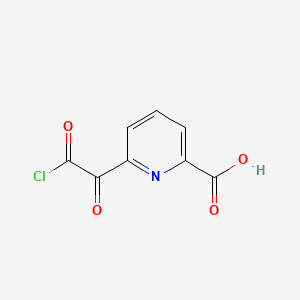 B599497 6-[Chloro(oxo)acetyl]pyridine-2-carboxylic acid CAS No. 196314-39-3