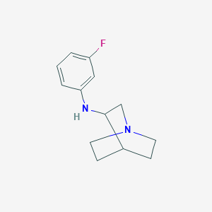 N-(3-fluorophenyl)-1-azabicyclo[2.2.2]octan-3-amine