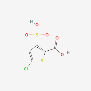 B599499 5-Chloro-3-sulfothiophene-2-carboxylic acid CAS No. 187746-94-7