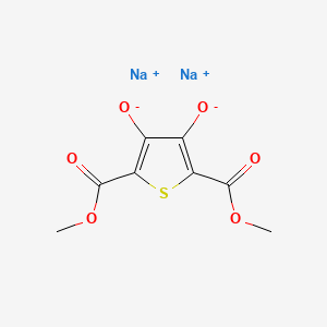 molecular formula C8H6Na2O6S B599502 3,4-二羟基噻吩-2,5-二羧酸二甲酯二钠盐 CAS No. 108199-25-3