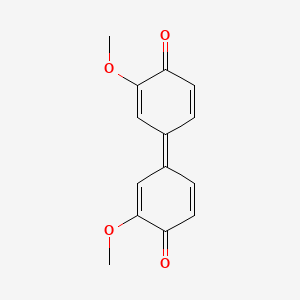 B599505 (1Z)-3,3'-Dimethoxy[1,1'-bi(cyclohexa-2,5-dien-1-ylidene)]-4,4'-dione CAS No. 17423-63-1
