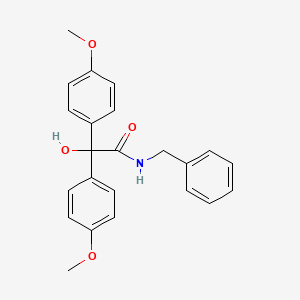 N-benzyl-2-hydroxy-2,2-bis(4-methoxyphenyl)acetamide