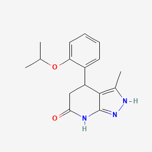 4-(2-isopropoxyphenyl)-3-methyl-1,4,5,7-tetrahydro-6H-pyrazolo[3,4-b]pyridin-6-one