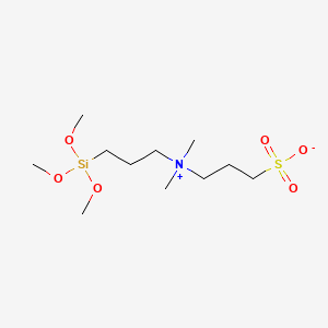 B599507 3-[Dimethyl(3-trimethoxysilylpropyl)azaniumyl]propane-1-sulfonate CAS No. 151778-80-2