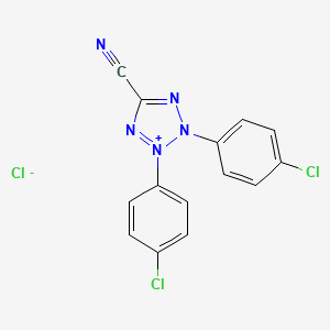 B599508 2,3-Bis(4-chlorophenyl)-5-cyano-2H-tetrazol-3-ium chloride CAS No. 123431-15-2