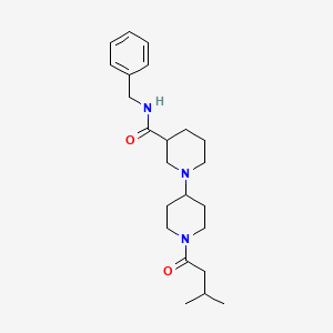 N-benzyl-1'-(3-methylbutanoyl)-1,4'-bipiperidine-3-carboxamide