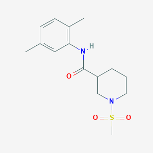 N-(2,5-dimethylphenyl)-1-(methylsulfonyl)-3-piperidinecarboxamide