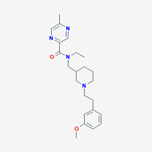 molecular formula C23H32N4O2 B5995237 N-ethyl-N-({1-[2-(3-methoxyphenyl)ethyl]-3-piperidinyl}methyl)-5-methyl-2-pyrazinecarboxamide 