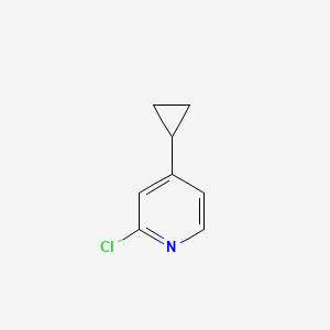 B599539 2-Chloro-4-cyclopropylpyridine CAS No. 168975-75-5