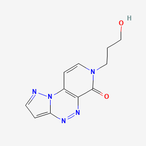 7-(3-hydroxypropyl)pyrazolo[5,1-c]pyrido[4,3-e][1,2,4]triazin-6(7H)-one