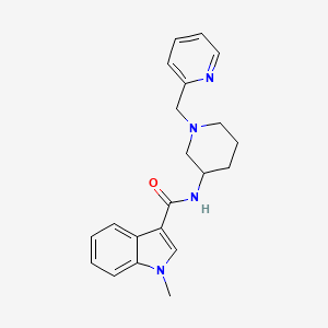 1-methyl-N-[1-(2-pyridinylmethyl)-3-piperidinyl]-1H-indole-3-carboxamide