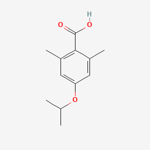 molecular formula C12H16O3 B599556 4-异丙氧基-2,6-二甲基苯甲酸 CAS No. 100256-93-7