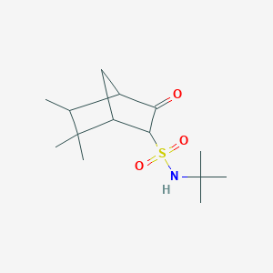 N-(tert-butyl)-5,6,6-trimethyl-3-oxobicyclo[2.2.1]heptane-2-sulfonamide