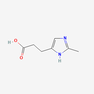 B599560 3-(2-Methyl-1h-imidazol-4-yl)propanoic acid CAS No. 122528-90-9