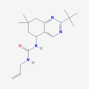 N-allyl-N'-(2-tert-butyl-7,7-dimethyl-5,6,7,8-tetrahydro-5-quinazolinyl)urea