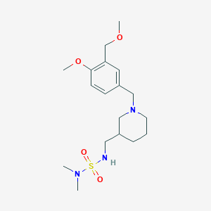 N'-({1-[4-methoxy-3-(methoxymethyl)benzyl]-3-piperidinyl}methyl)-N,N-dimethylsulfamide