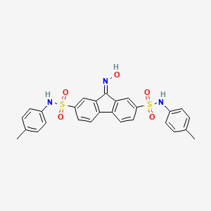 9-(hydroxyimino)-N,N'-bis(4-methylphenyl)-9H-fluorene-2,7-disulfonamide