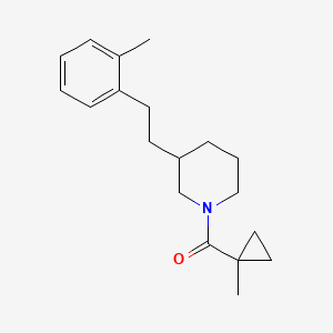 1-[(1-methylcyclopropyl)carbonyl]-3-[2-(2-methylphenyl)ethyl]piperidine