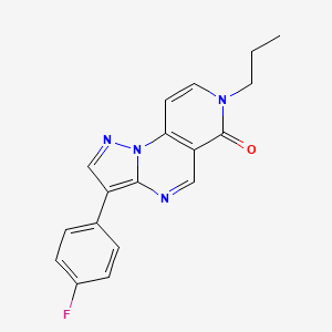 3-(4-fluorophenyl)-7-propylpyrazolo[1,5-a]pyrido[3,4-e]pyrimidin-6(7H)-one