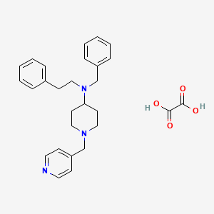 N-benzyl-N-(2-phenylethyl)-1-(4-pyridinylmethyl)-4-piperidinamine oxalate