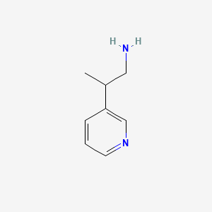 B599589 2-(3-Pyridyl)-1-propylamine CAS No. 199296-38-3