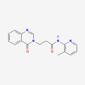 N-(3-methylpyridin-2-yl)-3-(4-oxoquinazolin-3(4H)-yl)propanamide