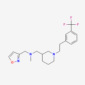 (3-isoxazolylmethyl)methyl[(1-{2-[3-(trifluoromethyl)phenyl]ethyl}-3-piperidinyl)methyl]amine