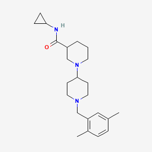 N-cyclopropyl-1'-(2,5-dimethylbenzyl)-1,4'-bipiperidine-3-carboxamide