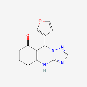 9-(3-furyl)-5,6,7,9-tetrahydro[1,2,4]triazolo[5,1-b]quinazolin-8(4H)-one