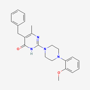 5-benzyl-2-[4-(2-methoxyphenyl)piperazin-1-yl]-6-methylpyrimidin-4(3H)-one