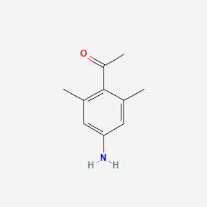 molecular formula C10H13NO B599619 1-(4-Amino-2,6-dimethylphenyl)ethanone CAS No. 83759-88-0