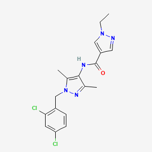 N~4~-[1-(2,4-DICHLOROBENZYL)-3,5-DIMETHYL-1H-PYRAZOL-4-YL]-1-ETHYL-1H-PYRAZOLE-4-CARBOXAMIDE