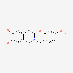 2-(2,4-dimethoxy-3-methylbenzyl)-6,7-dimethoxy-1,2,3,4-tetrahydroisoquinoline