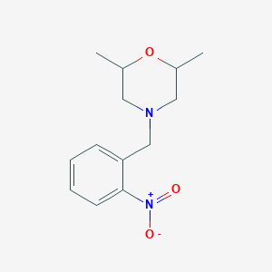 2,6-dimethyl-4-(2-nitrobenzyl)morpholine