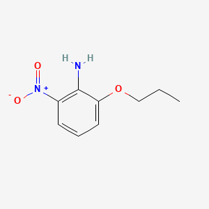 molecular formula C9H12N2O3 B599652 2-Nitro-6-propoxyaniline CAS No. 721959-86-0