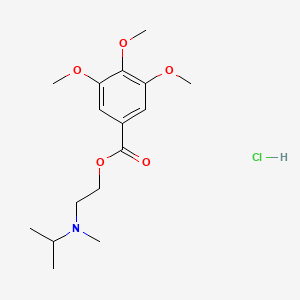 2-[isopropyl(methyl)amino]ethyl 3,4,5-trimethoxybenzoate hydrochloride