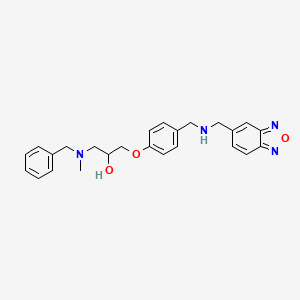 1-(4-{[(2,1,3-benzoxadiazol-5-ylmethyl)amino]methyl}phenoxy)-3-[benzyl(methyl)amino]-2-propanol